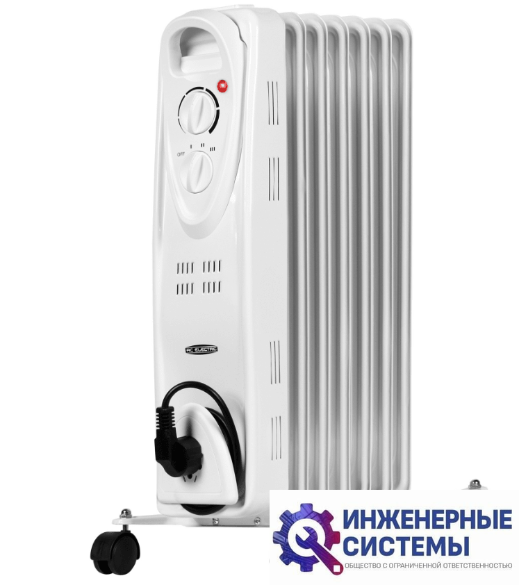 AC Electric AOH/BM-07BW 1500 обогреватель масляный