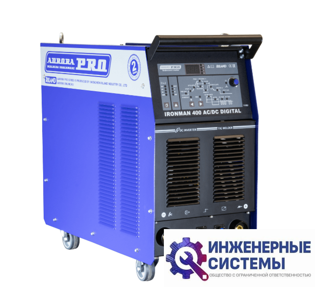 AuroraPRO IRONMAN 400 AC/DC DIGITAL (TIG+MMA) сварочный аппарат
