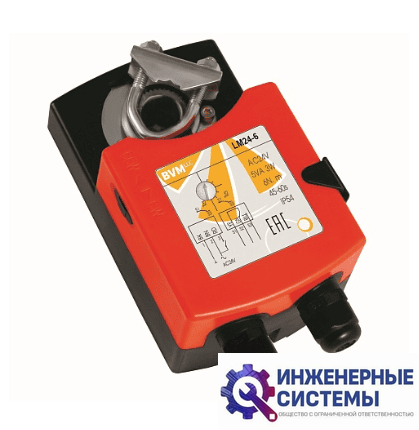 BVM LM24-6 (24В, 6 Нм) электропривод