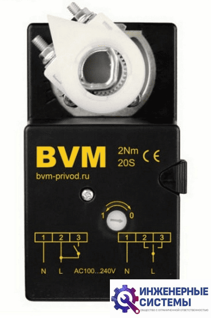 BVM TM230-2 (230В, 2 Нм) электропривод