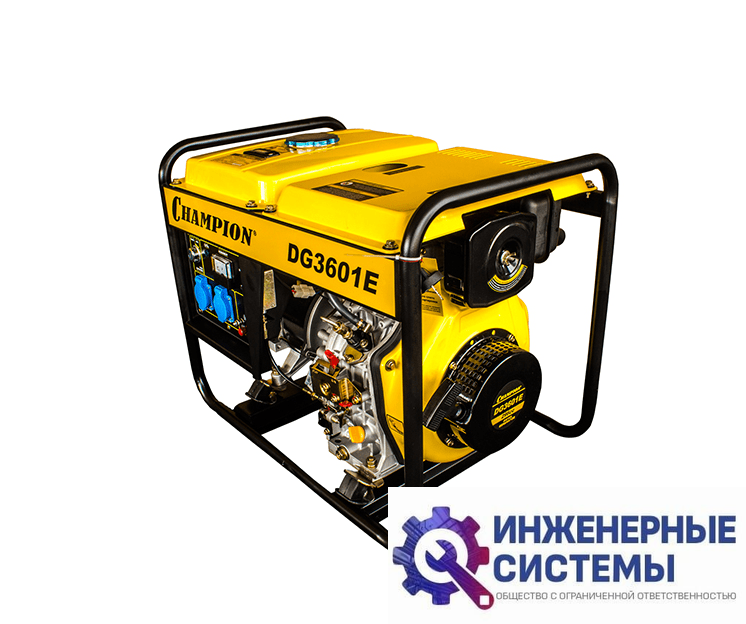 Champion DG3601E дизельный генератор 3 кВт