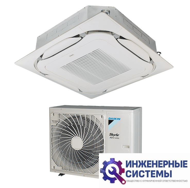 Daikin FCAG100B/RZAG100NV1/BYCQ140E кассетный кондиционер 9,5 кВт