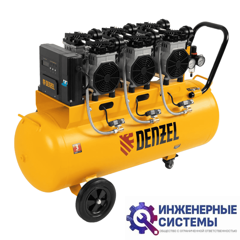 Denzel DLS 3300/100 компрессор поршневой безмасляный