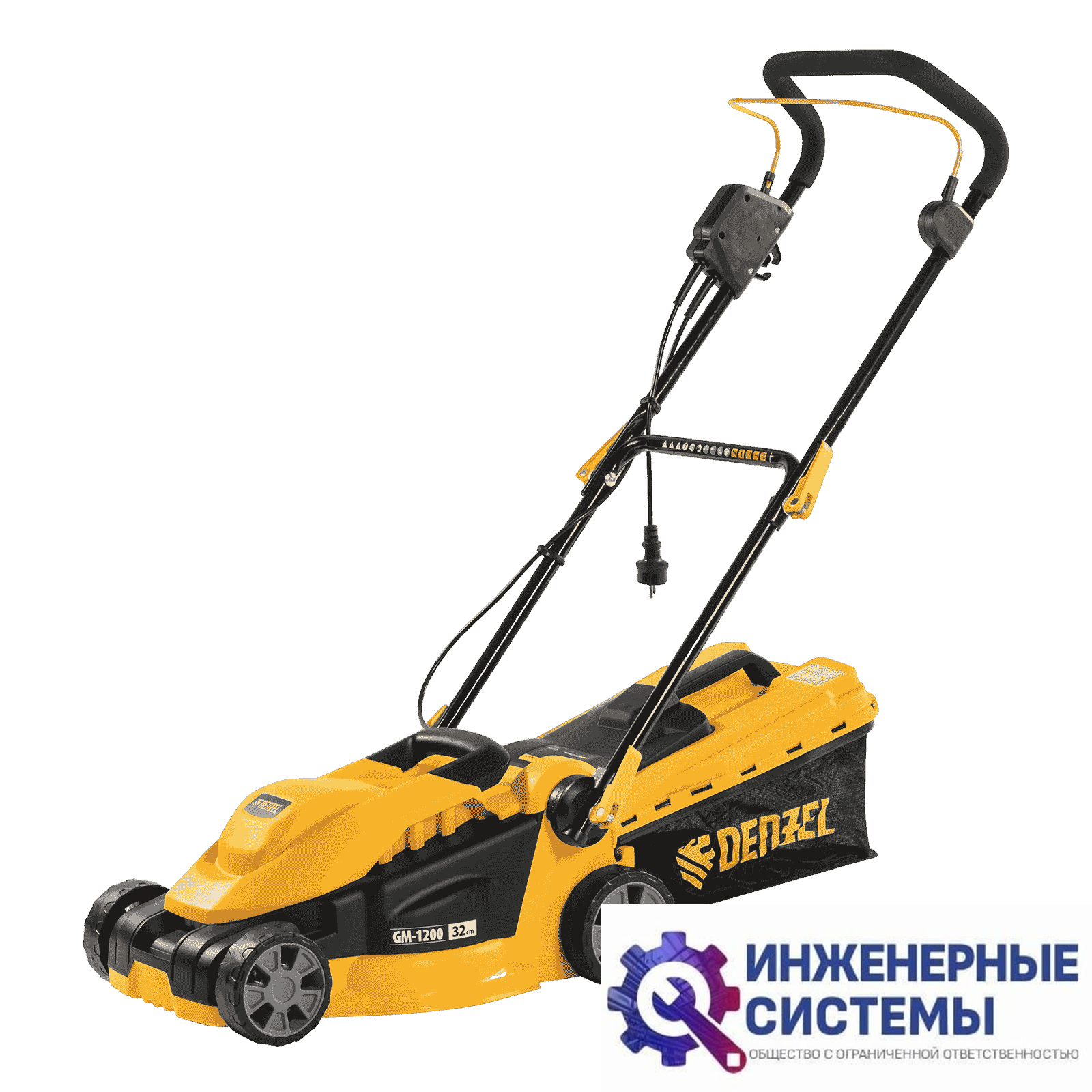 Denzel GM-1200 газонокосилка электрическая