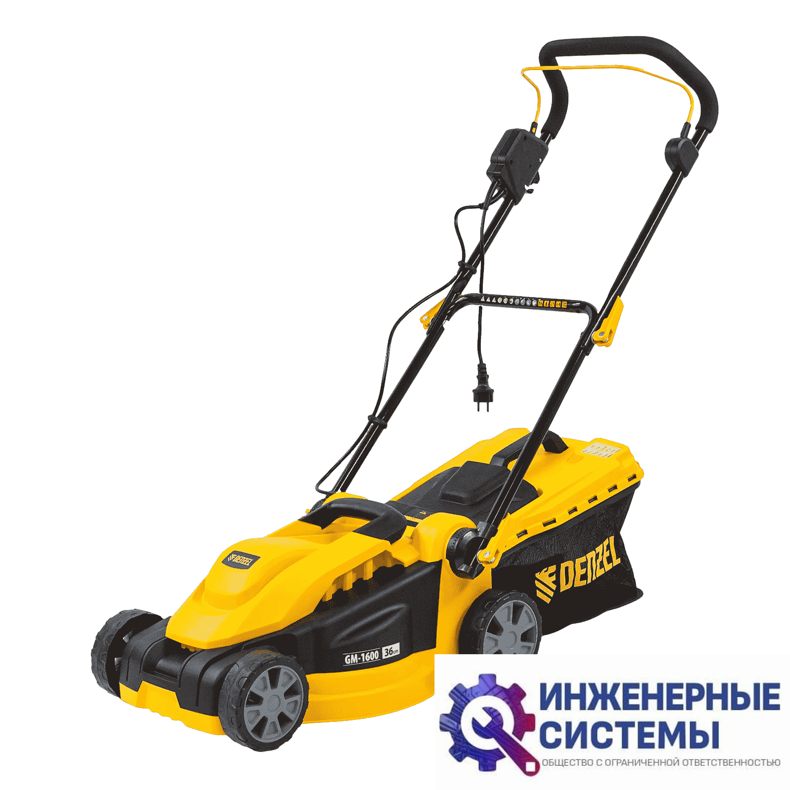 Denzel GM-1600 газонокосилка электрическая