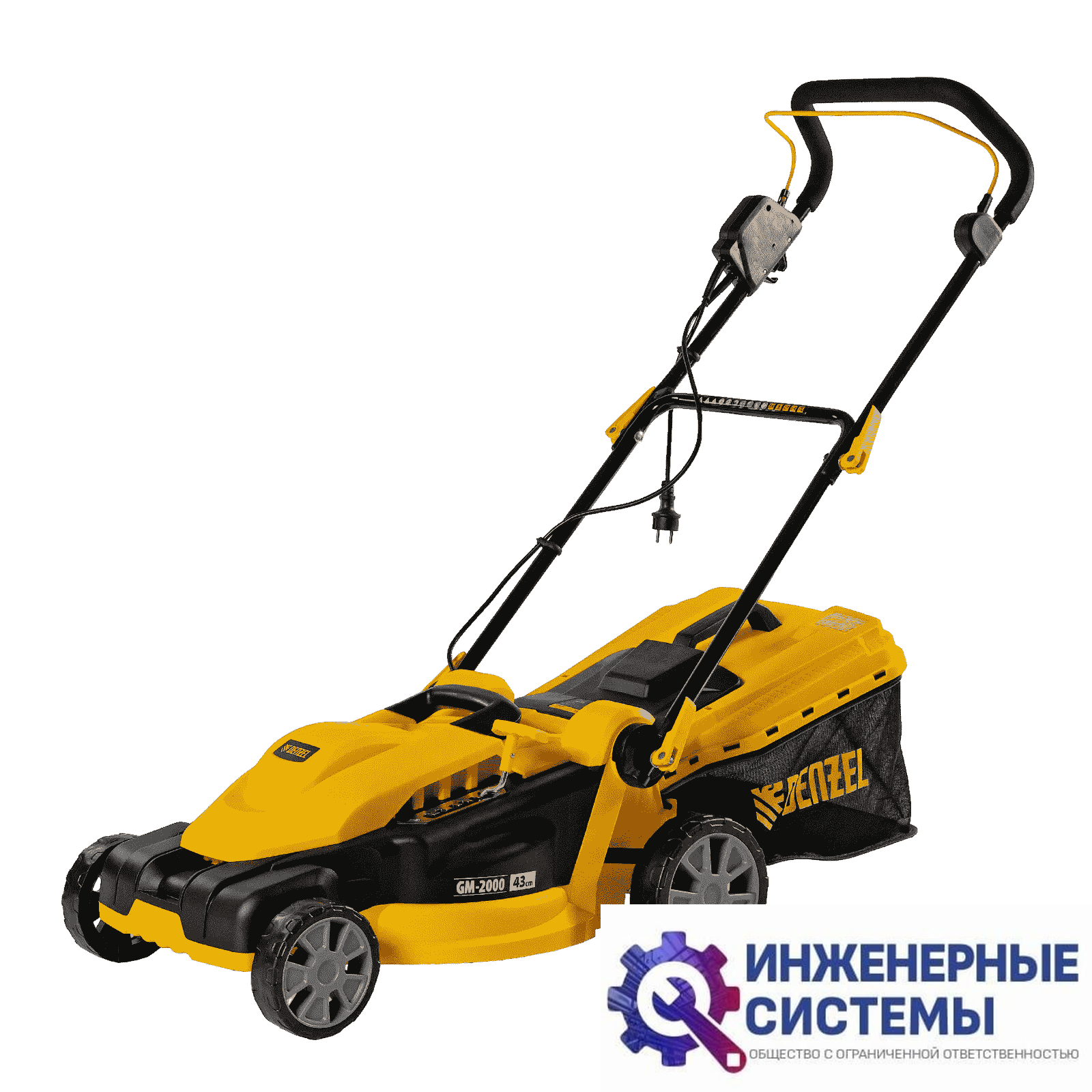 Denzel GM-2000 газонокосилка электрическая