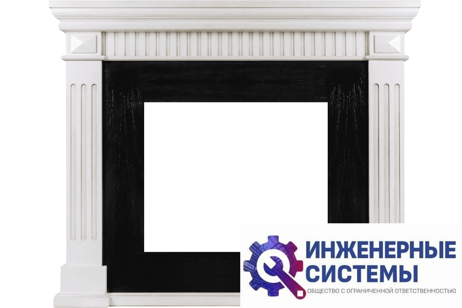 Dimplex America Белый дуб с патиной портал для камина