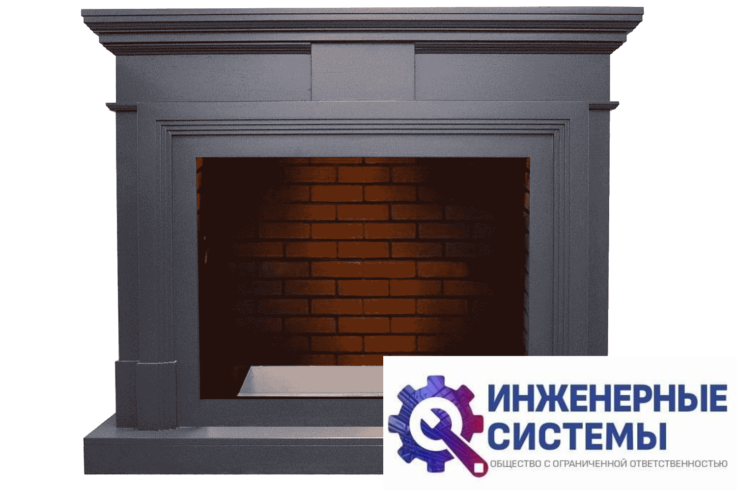 Dimplex Coventry Серый графит/Кирпич портал для камина