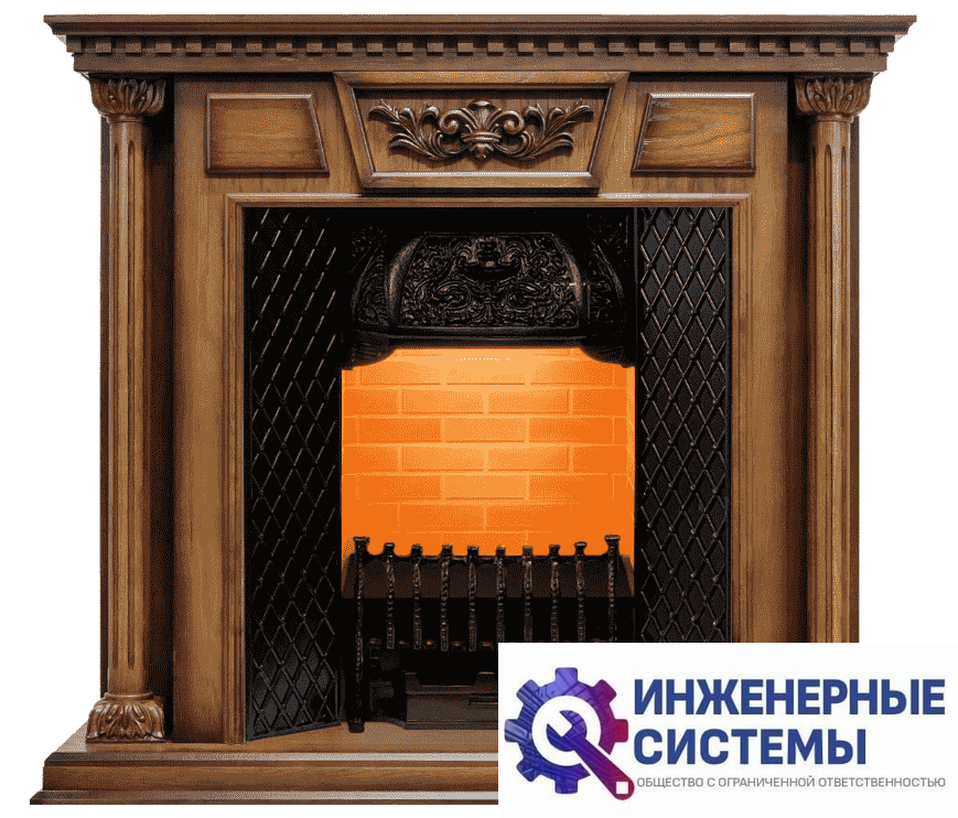 Dimplex Olympia Дуб антик/Кирпич портал для камина