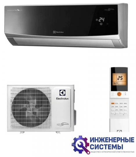 Electrolux EACS/I-24HG-BLACK2/N8 Air Gate 2 Super DC Inverter кондиционер 7 кВт