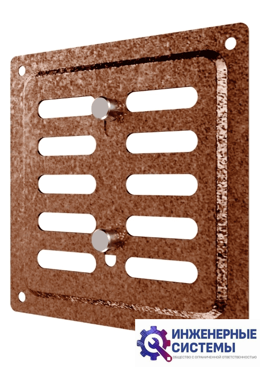 Era 1515MER Antique copper решетка из оцинкованной стали