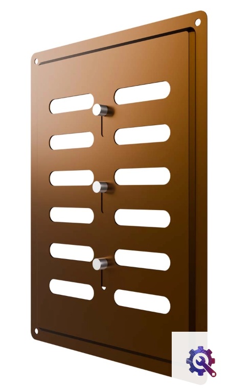 Era 1520mer metallic brown решетка из оцинкованной стали купить в Иркутске