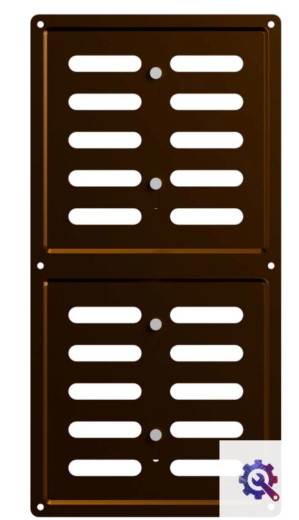 Era 1530mer metallic brown решетка из оцинкованной стали купить в Иркутске