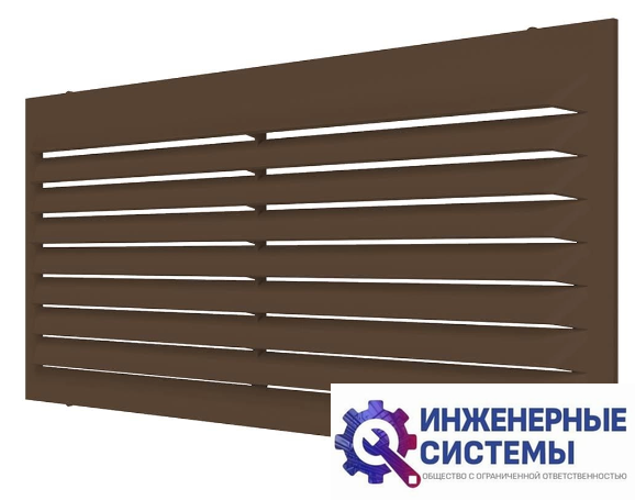Era 1708С Brown решетка пластиковая