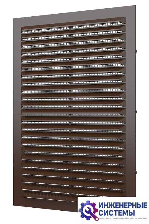 Era 1724С Brown решетка пластиковая