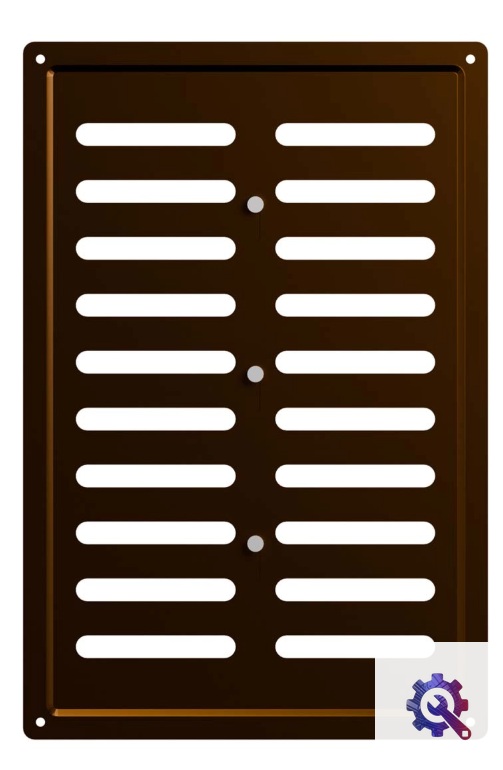 Era 2030mer metallic brown решетка из оцинкованной стали купить в Иркутске