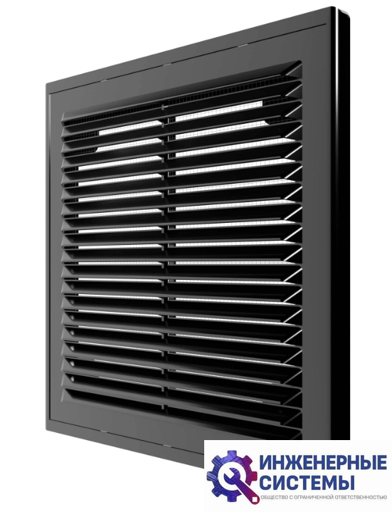 Era 2121Р Black решетка пластиковая