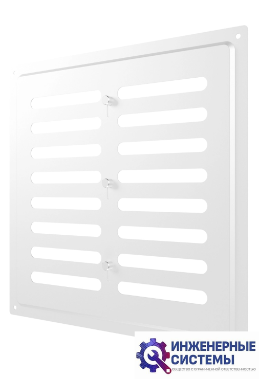 Era 2525MER White решетка из оцинкованной стали