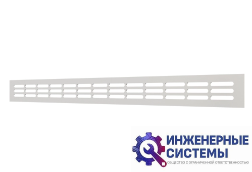 Era 5004DP AL Silver решетка алюминиевая