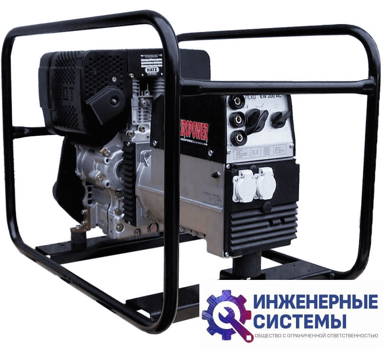 Europower EP 200 DX1E AC сварочный дизельный генератор 6 кВт