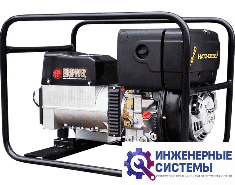 Europower EP 220 DXE DC сварочный дизельный генератор 7 кВт