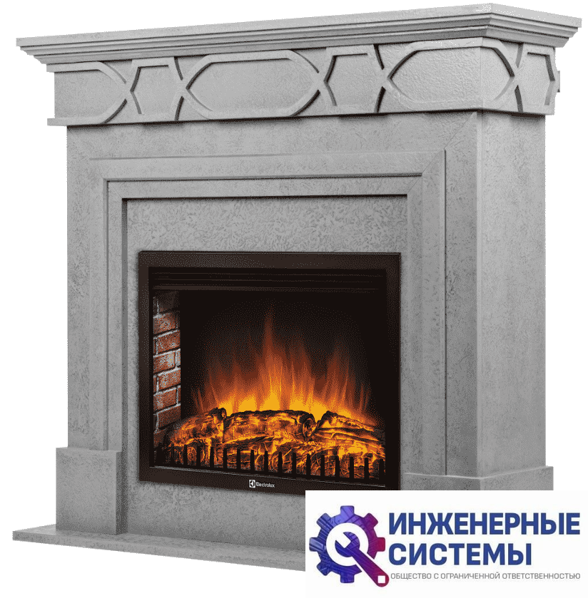 Firelight Antico 25 серый портал для камина