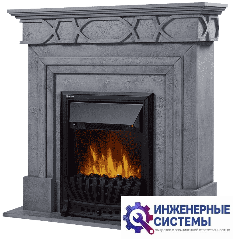 Firelight Antico Classic серый портал для камина