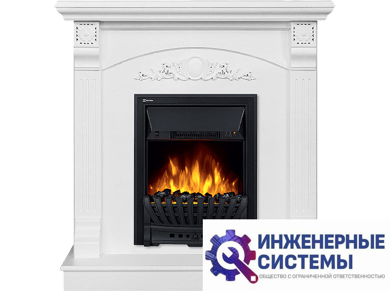 Firelight Barocco Classic портал для камина белый