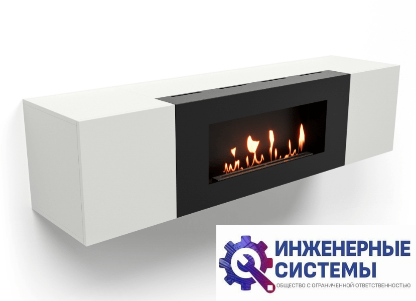 Firelight BFP-P1600 белая тумба с биокамином