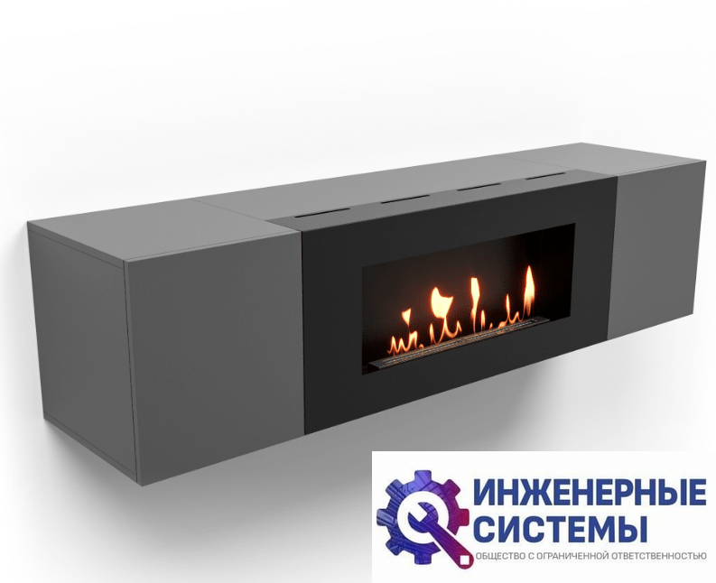 Firelight BFP-P1600 графит тумба с биокамином