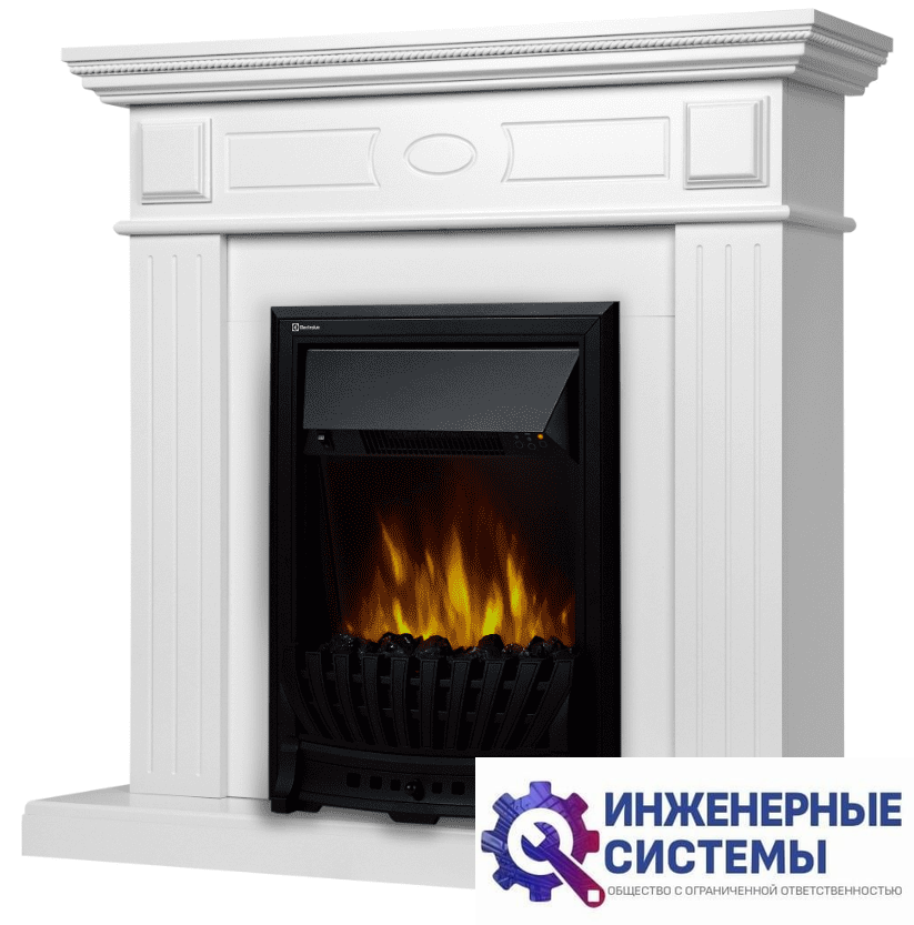 Firelight Bianco Classic белый портал для камина