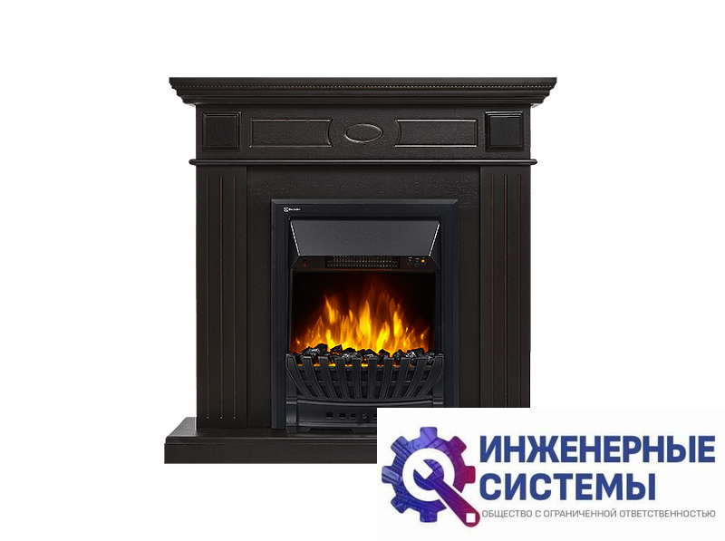 Firelight Bianco Classic портал для камина шпон венге
