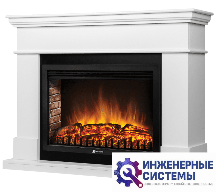 Firelight California 30 белый портал для камина