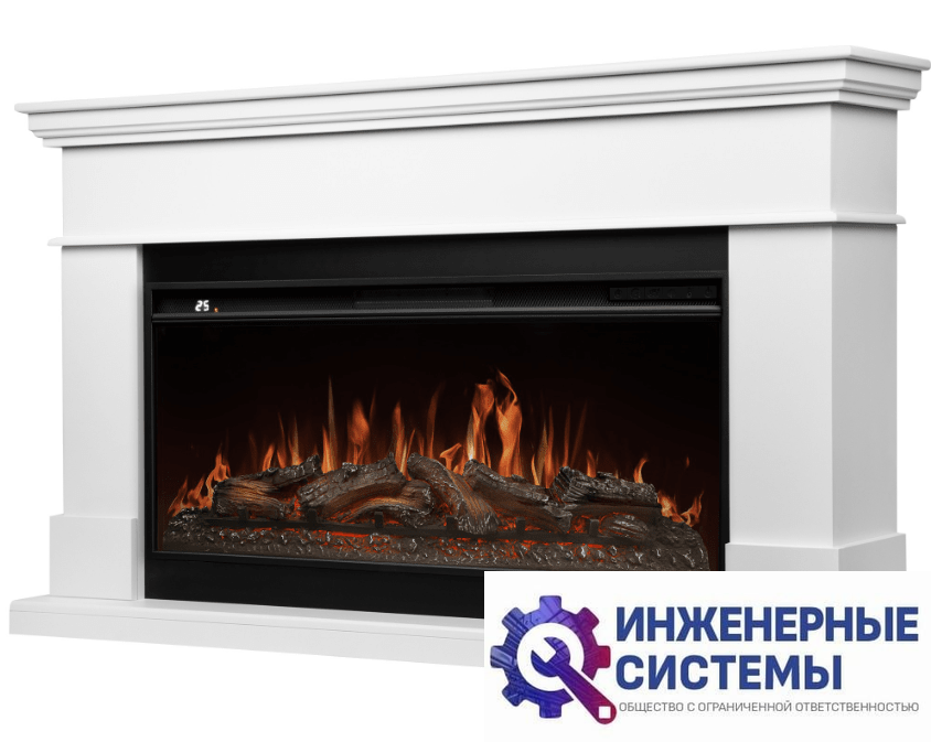 Firelight California 42/40/36 белый портал для камина