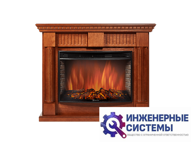 Firelight Colonna 30 портал для камина шпон дуб
