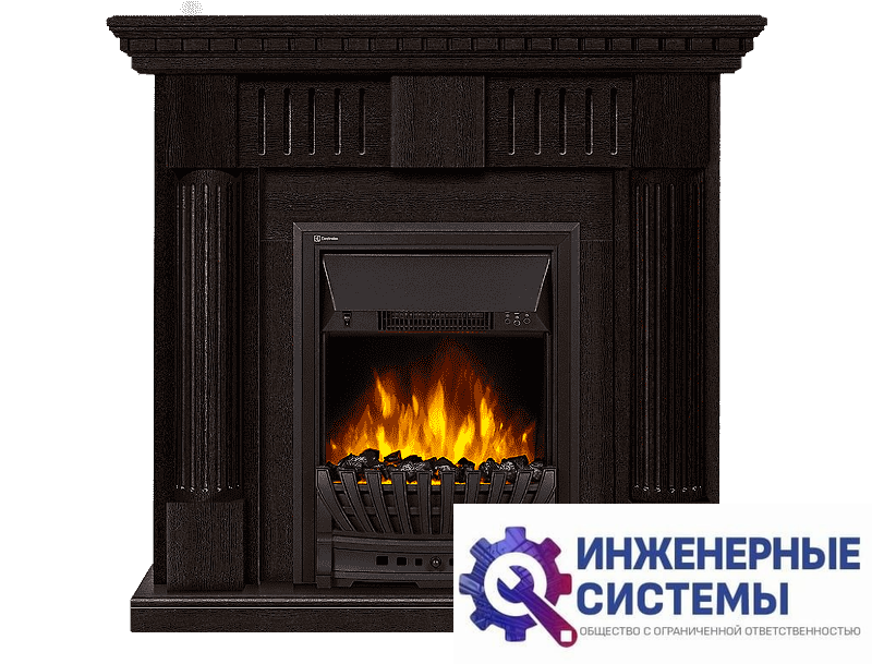 Firelight Colonna Classic портал для камина шпон венге