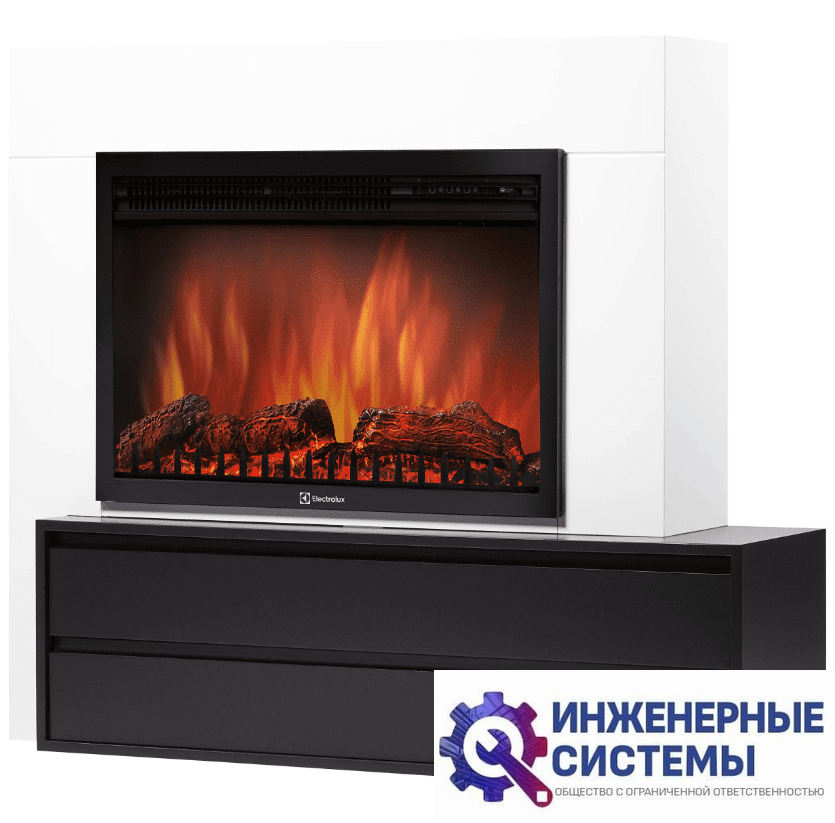 Firelight Combi 30 белый, черный портал для камина