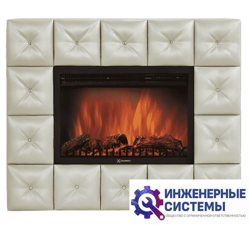Firelight Crystal 30 светлая экокожа портал для камина