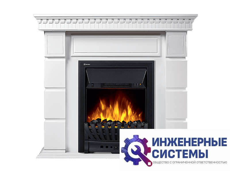 Firelight Elegante Classic портал для камина белый