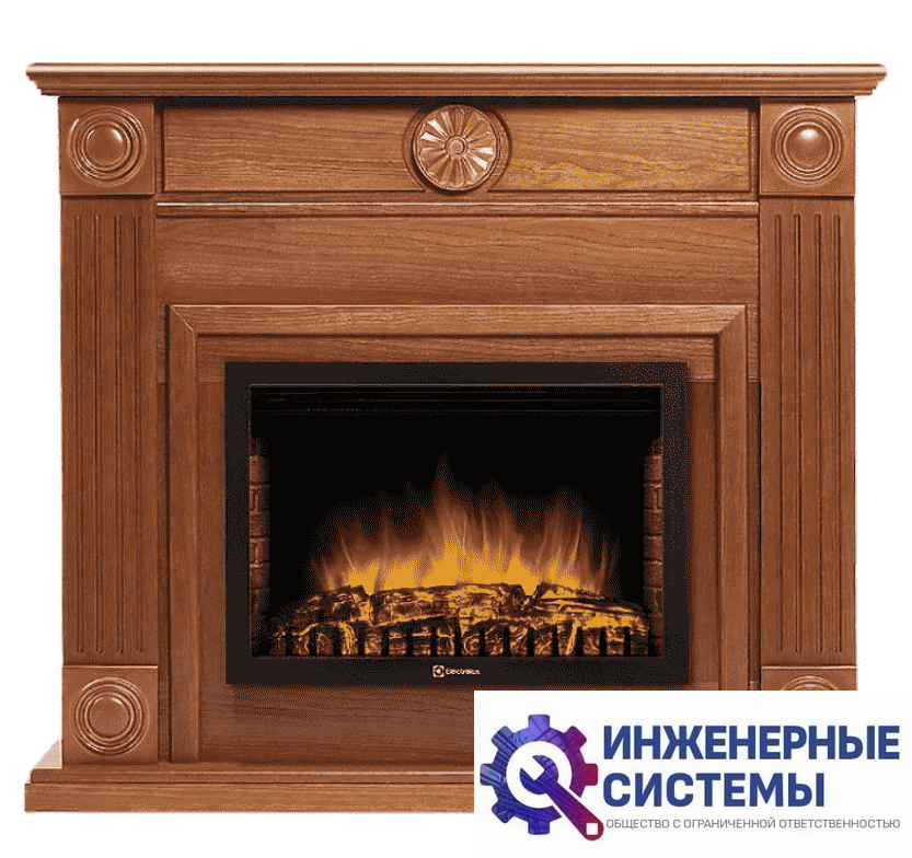 Firelight Frame 25 шпон дуб портал для камина