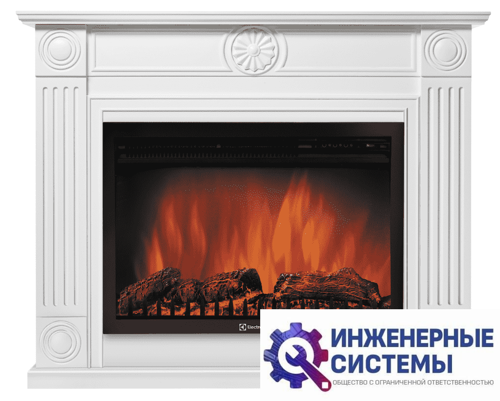 Firelight Frame 25U (угловой) белый портал для камина
