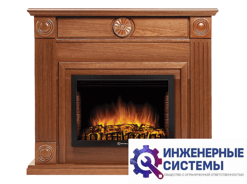 Firelight Frame 25U портал для камина (угловой) шпон дуб