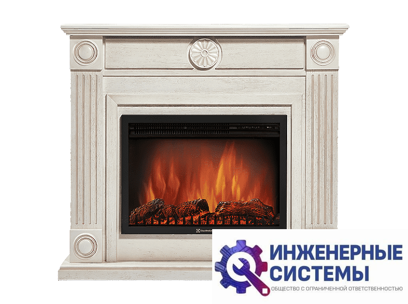 Firelight Frame 30 портал для камина шпон белёный дуб