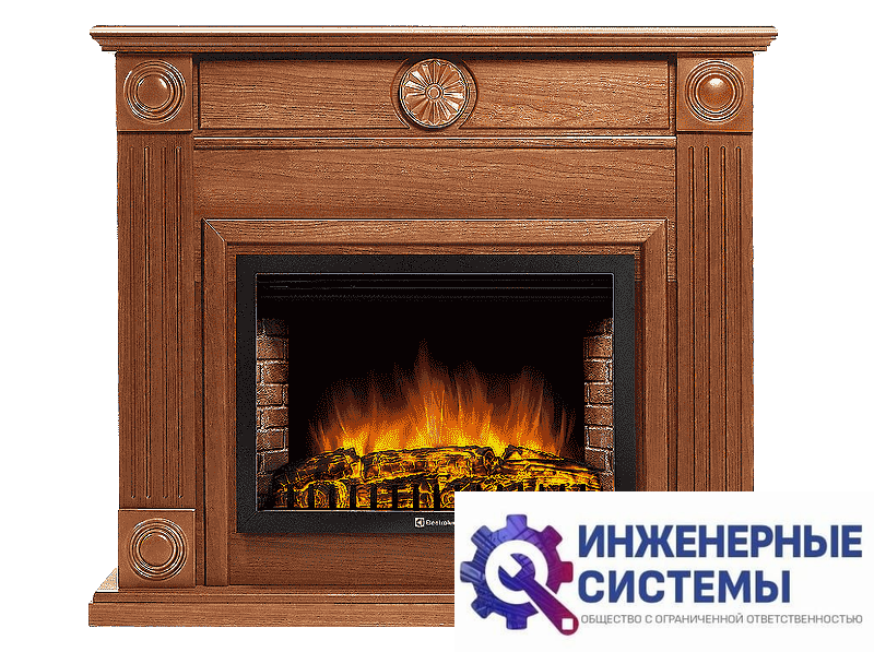 Firelight Frame 30U портал для камина (угловой) шпон дуб
