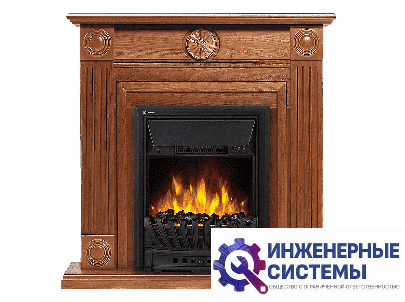 Firelight Frame Classic U портал для камина (угловой) шпон дуб