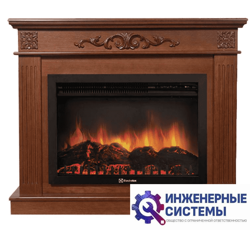 Firelight Noce 25 шпон Дуб портал для камина