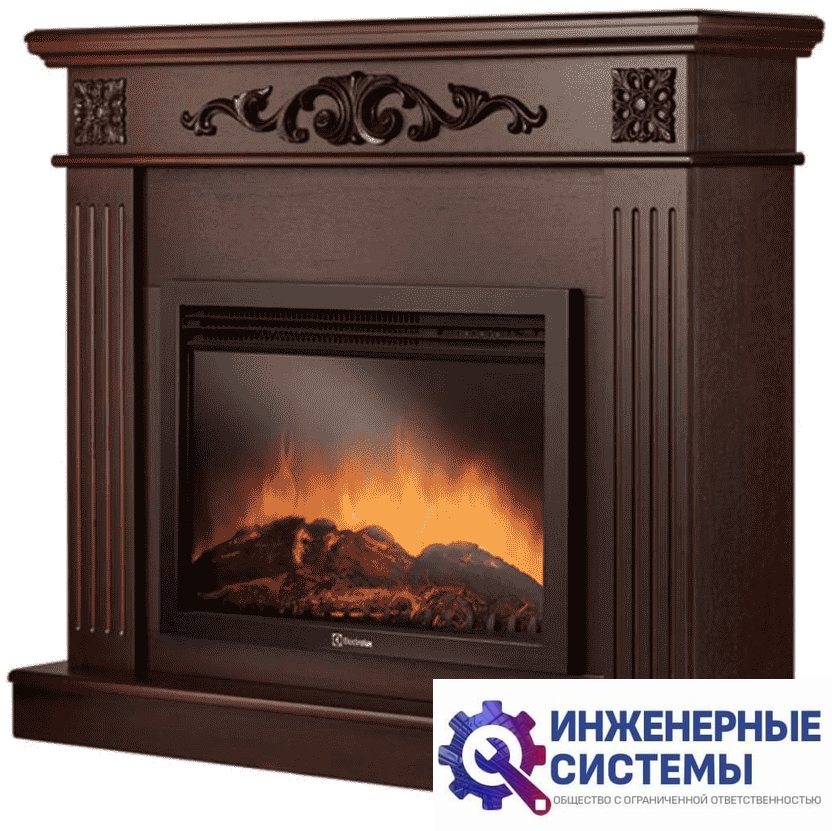 Firelight Noce 26/30 шпон темный дуб портал для камина