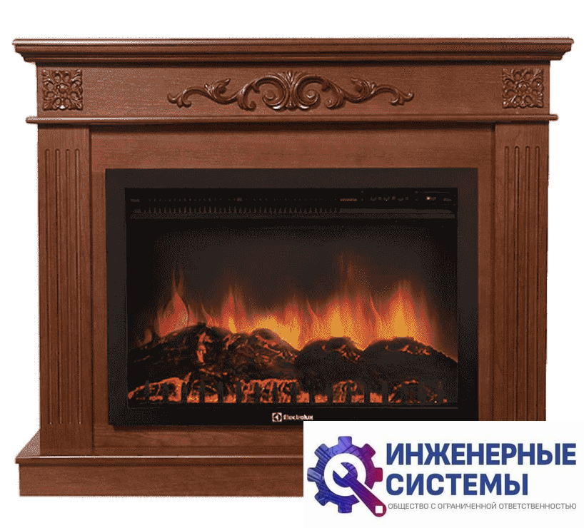 Firelight Noce 30 шпон Темный дуб портал для камина