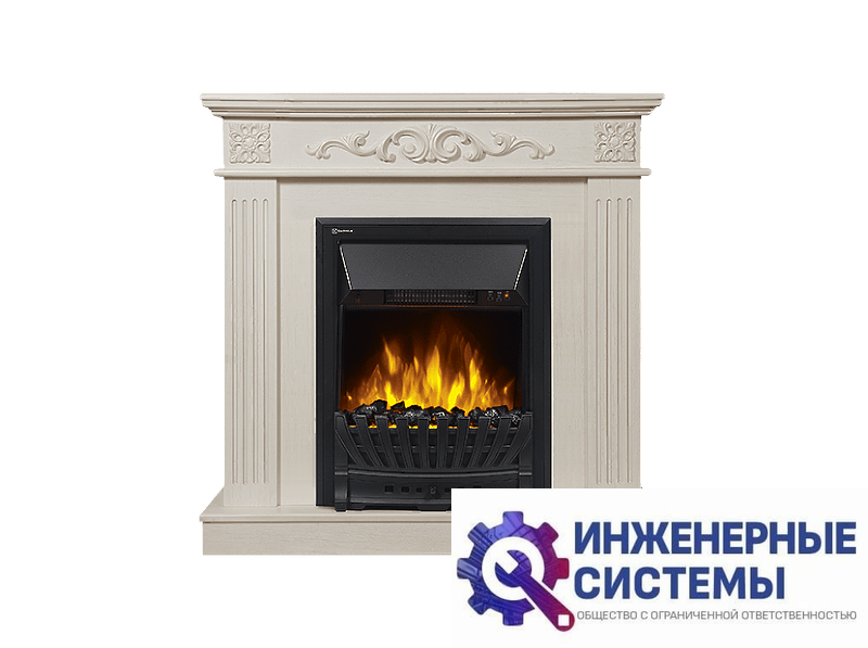 Firelight Noce Classic портал для камина шпон белёный дуб