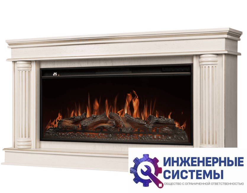 Firelight Olympia 42/40/36 слоновая кость с золотой патиной портал для камина